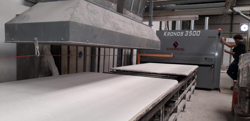 Xilex aumenta en un más del 25% la productividad en el tratamiento de mármol y granito de una línea en la zona de Novelda